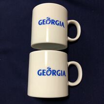 レア非売品　GEORGIA ジョージア　陶器　マグカップ ノベルティ　企業物_画像1