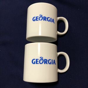レア非売品　GEORGIA ジョージア　陶器　マグカップ ノベルティ　企業物