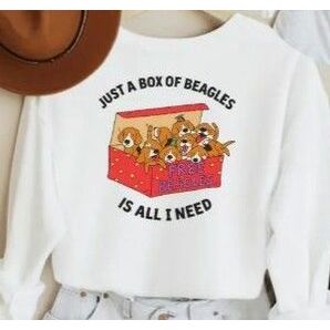 犬柄 長袖シャツ