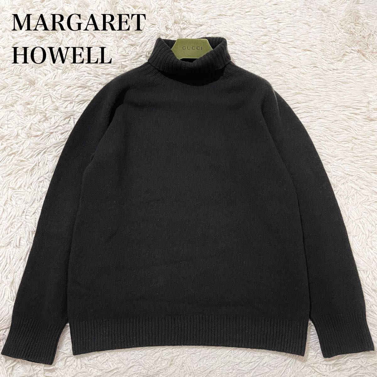 美品｜MARGARET HOWELL コットン リネン Vネック カーディガンL MHL マーガレットハウエル コットンリネン Vネック カーディガン