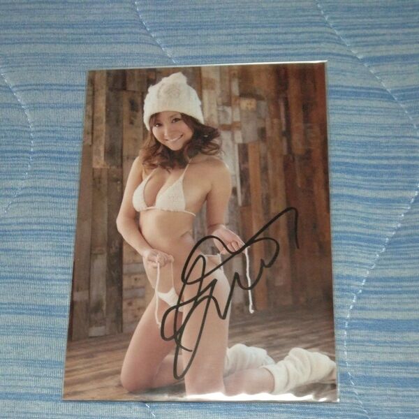 木口亜矢 直筆サイン入り生写真