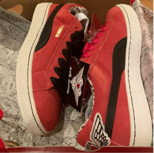 PUMA BOURNE SUEDE SKATE RED 29cm スエード プーマ SCOTT スコット ボーン スケート 赤 レッド US11 346450 02