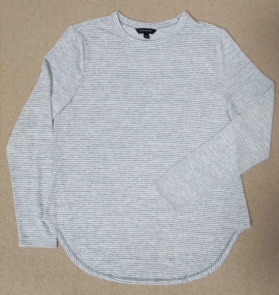 【限定セール】《バナナリパブリック》ボーダー柄ロングTシャツ Lサイズ