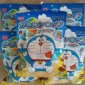 ドラえもん かき氷シロップ 5種の味 5袋