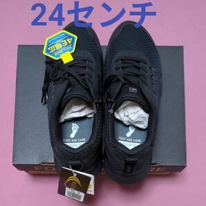 アシックス ライザップ ウォーキングシューズ 4E幅広 24センチ