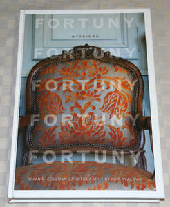  foreign book Fortuny Interiors four chu knee interior world .. fabric Manufacturers 2012 year extra-large type used book