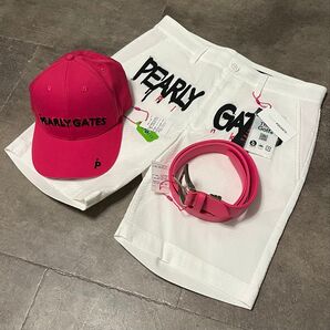 新品 限定品 総額59,180円 ピンクパーリーゲイツセット PEARLY GATES PINK ハロウィン ゴルフウェア
