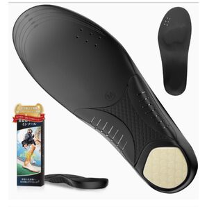 万能インソール 2025 JIS認証済み ESA高衝撃吸収&3Dサポート&通気抗菌材 男女兼用 Mサイズ(25-26.5cm)