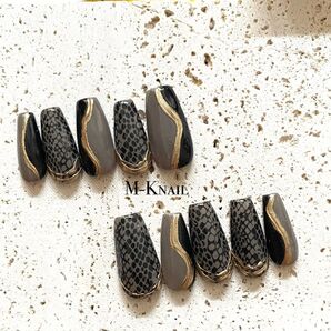 【現品】ニュアンス パイソン ヘビ柄 ゴールドミラー うねうね