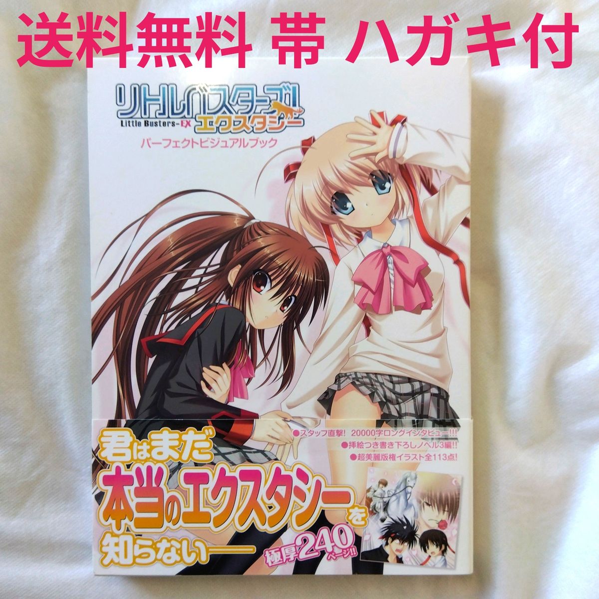 【匿名配送】リトルバスターズ エクスタシー パーフェクトビジュアルブック 帯 ハガキ付き【送料無料】