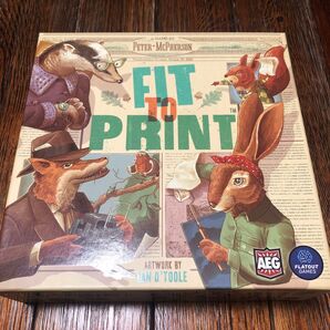 FIT TO PRINT フィットトゥプリント 英語版 ボードゲーム