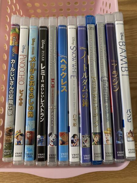 ディズニー アラジン など 純正ケース 付き DVD 12点セット タイトル変更自由 国内正規品 未再生 ディズニーグッツ サービス中