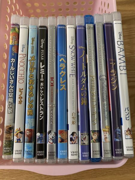 ディズニー　　アラジン　など　純正ケース　付き　DVD 12点セット　タイトル変更自由　国内正規品　未再生　ディズニーグッツ　サービス中