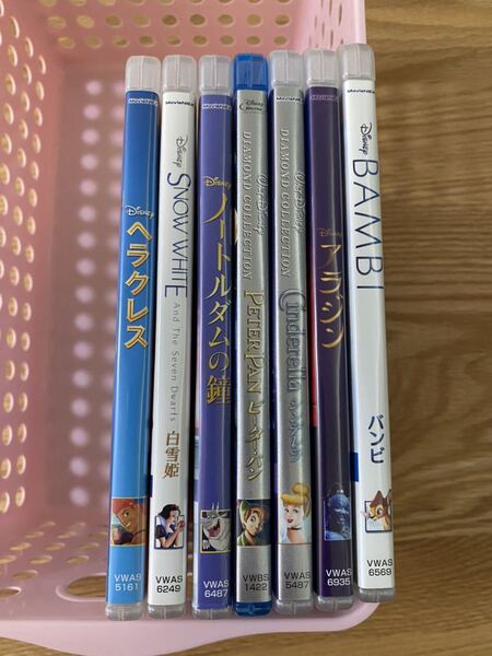 ディズニー　バンビ　など　純正ケース　付き　DVD 7点セット　タイトル変更自由　国内正規品　未再生　ディズニーグッツ　サービス