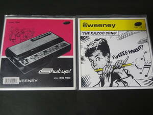 THE SWEENEY/shut up!,kazoo song 7インチ レコード x2 クラブヒット ギターポップ brit pop ether twister tc:hug midget ash supergrass