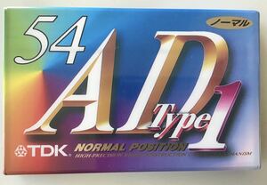 送料無料　新品未使用　TDK AD type1 カセットテープ