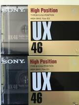 送料無料　新品未使用 SONY ハイポジカセットテープ UX 46 2個1セット_画像3