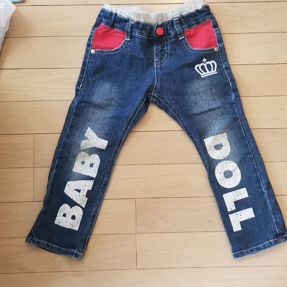 100cmベビードール デニムパンツ