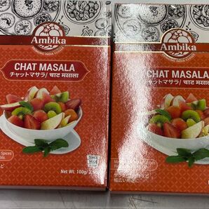 Ambika チャットマサラ 100g x2個=200gAmbika Chat Masala