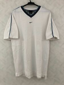 NIKE VネックTシャツ サイズM ナイキ ビンテージ 90s ビッグシルエット ゆるだぼ