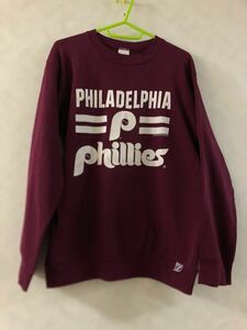 PHILADELPHIA PHILLIES スウェット サイズM LOGO7 80s ビンテージ MLB フィラデルフィア・フィリーズ トレーナー