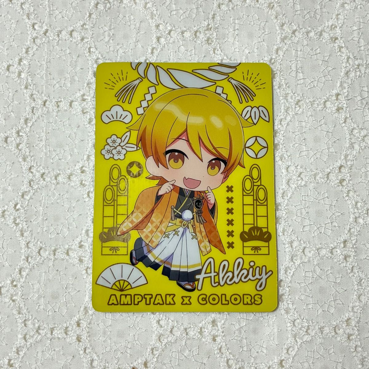 AMPTAK×COLORS ランダムコレクションカード ぷりっつ サイン入り