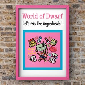 A4サイズポスター★World of Dwarf〜★PAN★PAN★PAN②