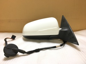  side door mirror right 4FBDW Audi A6 LY9C ( I screw white ) 13P pin heater specular storage electric 