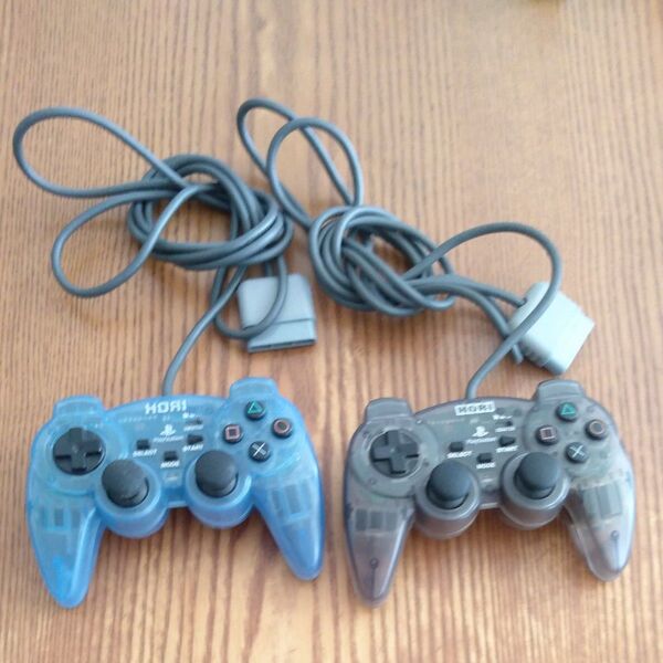 初代プレステ用アナログ振動パッド 2個セット ホリ HORI PS1 プレイステーション PlayStation
