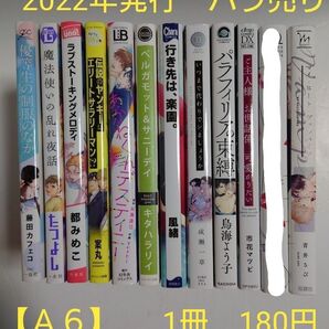 BLコミック バラ売り【A6】 1冊180円 (送料+手数料は別途) 2022年発行
