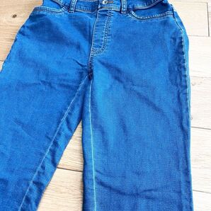 continuer de NICE CLAUP デニムパンツ Mサイズ ブルー 伸縮性 スキニー カジュアル ボトムス