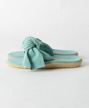 新品 UA Lepid 別注 23cm アイランド スリッパ ISLAND SLIPPER PTHAWELE レザー フラット サンダル スリッパー リボン ビーチ アローズ 47_画像3