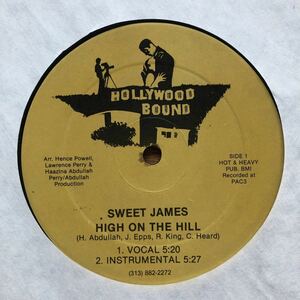 12インチ JAMES EPPS - HIGH ON THE HILL / BE RIGHT THERE