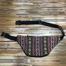 新品・即決・クリックポスト発送・タイで購入した山岳民族の手織り布使用のウエストバッグ・Ａ-②_画像3