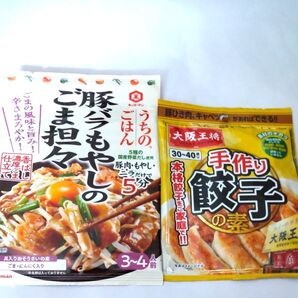 大袋 大阪王将 30~40個分 餃子の素 うちのごはん シリーズ 豚バラもやしのごま坦々 具入り3~4人前