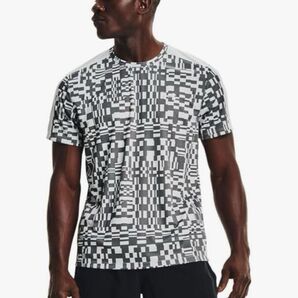 【美品】アンダーアーマー メンズ トレーニングウェア 半袖Tシャツ XL グレー