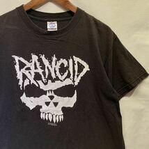 ‘03 RANCID ヴィンテージ Tシャツ バンド / 古着 ドクロ USA bad religion nofx nirvana sonic youth dinosaur jr. Green Day 80s 90s_画像1