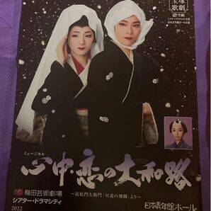 宝塚 雪組 心中恋の大和路 公演プログラム