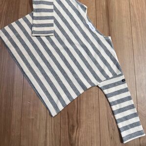 quoti use fith カットソー トップス ボーダー 110 カットソー Tシャツ ボーダー ボーダー柄