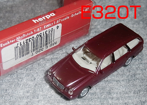 1/87 メルセデス ベンツ E320T ワゴン レッドメタ (S210) Eクラス MERCEDES BENZ E320 T W210