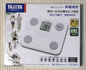 ★　TANITA 体組成計 BC-751-WH　未使用品　★