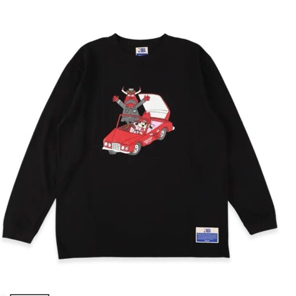 WIND AND SEA x Parappa The Rapper x Bulls L/S Tee "Black"