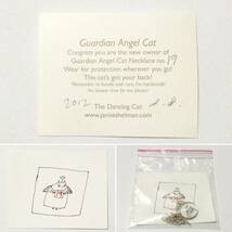 The Dancing Cat/Jamie Shelmanジェイミー・シェルマン*Guardian Angel Catネックレス*ペンダント*猫*ネコ*天使*エンジェル*ハンドメイド_画像3