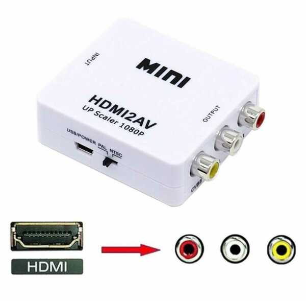 HDMI to VGA 変換アダプタ 1080P対応 USB電源供給
