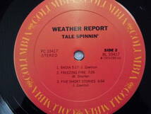 良盤屋J-1861◆ＬP◆US 輸入盤　PC-33417-Jazz； ウェザー・レポート Weather Report Tale Spinnin' ＞1975　送料480_画像7