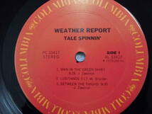 良盤屋J-1861◆ＬP◆US 輸入盤　PC-33417-Jazz； ウェザー・レポート Weather Report Tale Spinnin' ＞1975　送料480_画像5
