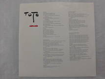 良盤屋 Ｐ-1658◆LP◆海外 US盤　ト ト Toto Turn Back ＞1981　◆Pop Rock◇□送料480_画像5