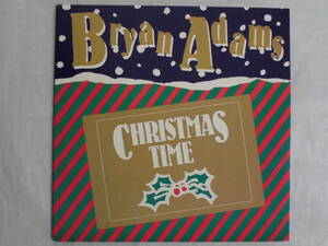 良盤屋 Ｐ-1716◆LP◆US盤　Pop Rock- ブライアンアダムス クリスマスタイム Bryan Adams Christmas Time＞1985　送料480