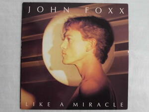 良盤屋 Ｐ-1773◆LP◆UK盤　VS645-12-Pop Rock-ジョン・フォックス　 John Foxx Like A Miracle＞1983　送料480