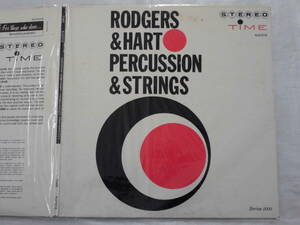 良盤屋 J-1897◆ＬP◆ＵＳ盤　Jazz - ロジャース George Siravo And His Orchestra Rodgers & Hart Percussion & Strings＞1960　送料480